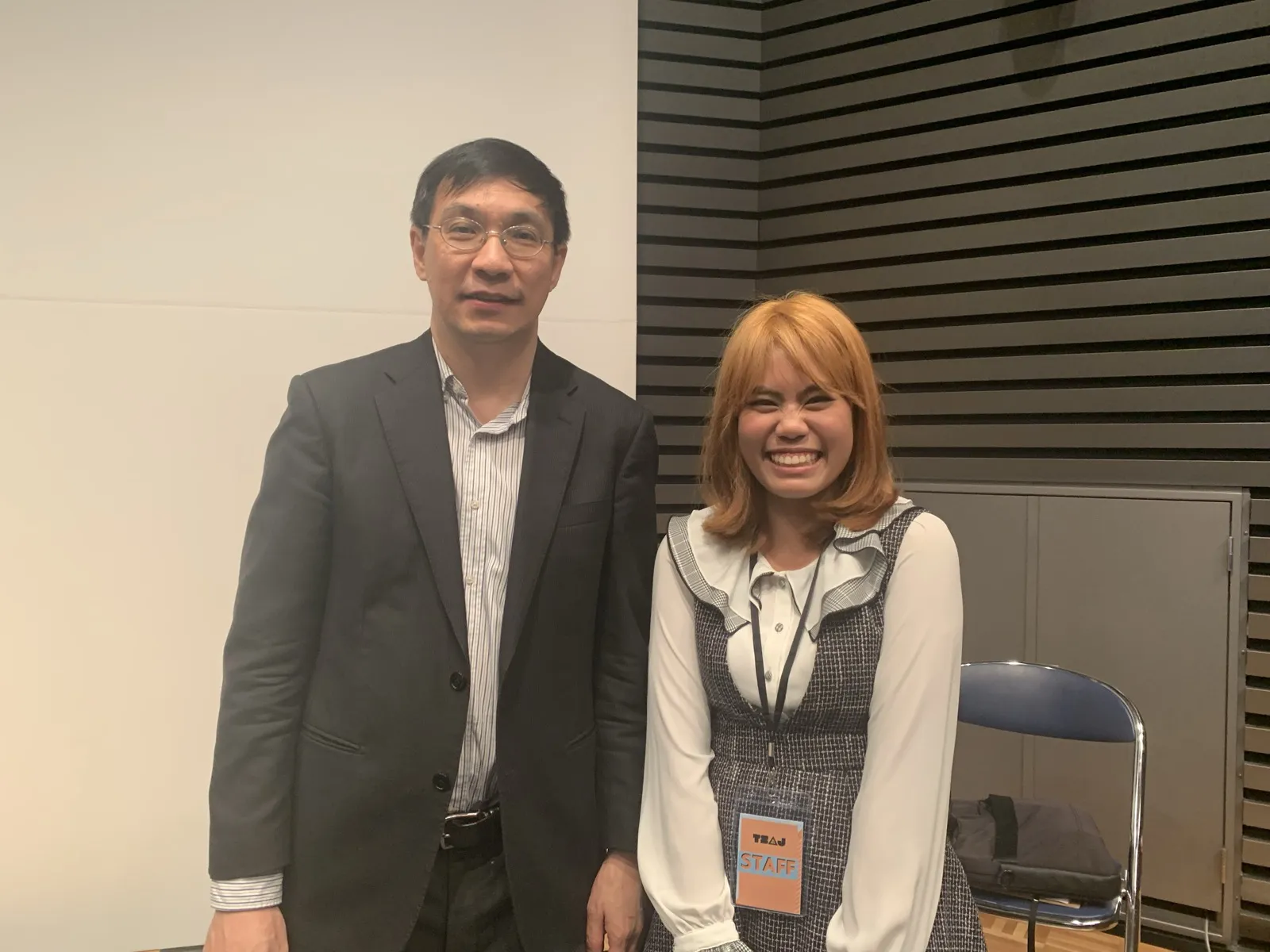 Ornida with Somkiat Tangkitvanich, President of the Thailand Development Research Institute